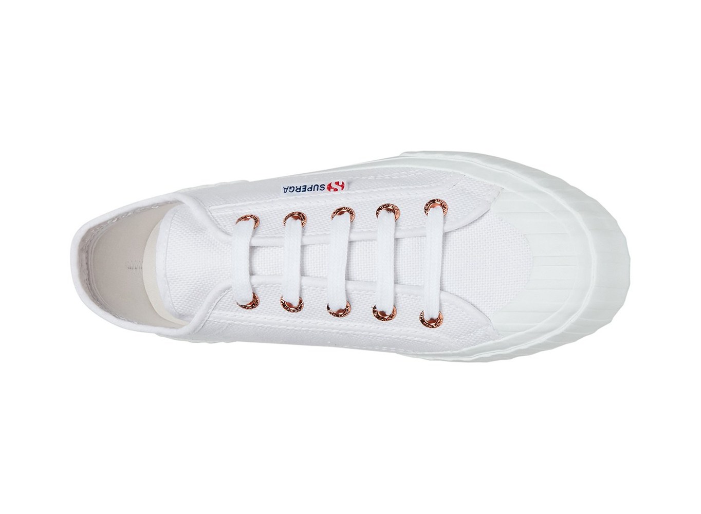 Superga Espadrille Womens - 2630 Stripe - White - EBZVF1249